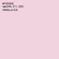 #F0D3DE - Vanilla Ice Color Image